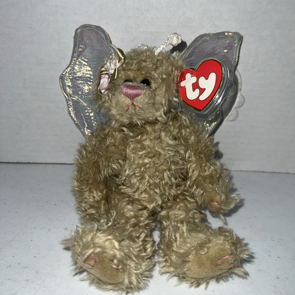 Vintage 1993 TY Beanie Babies Attic Collection - Rafaella the Bear Fairy w/ Tags